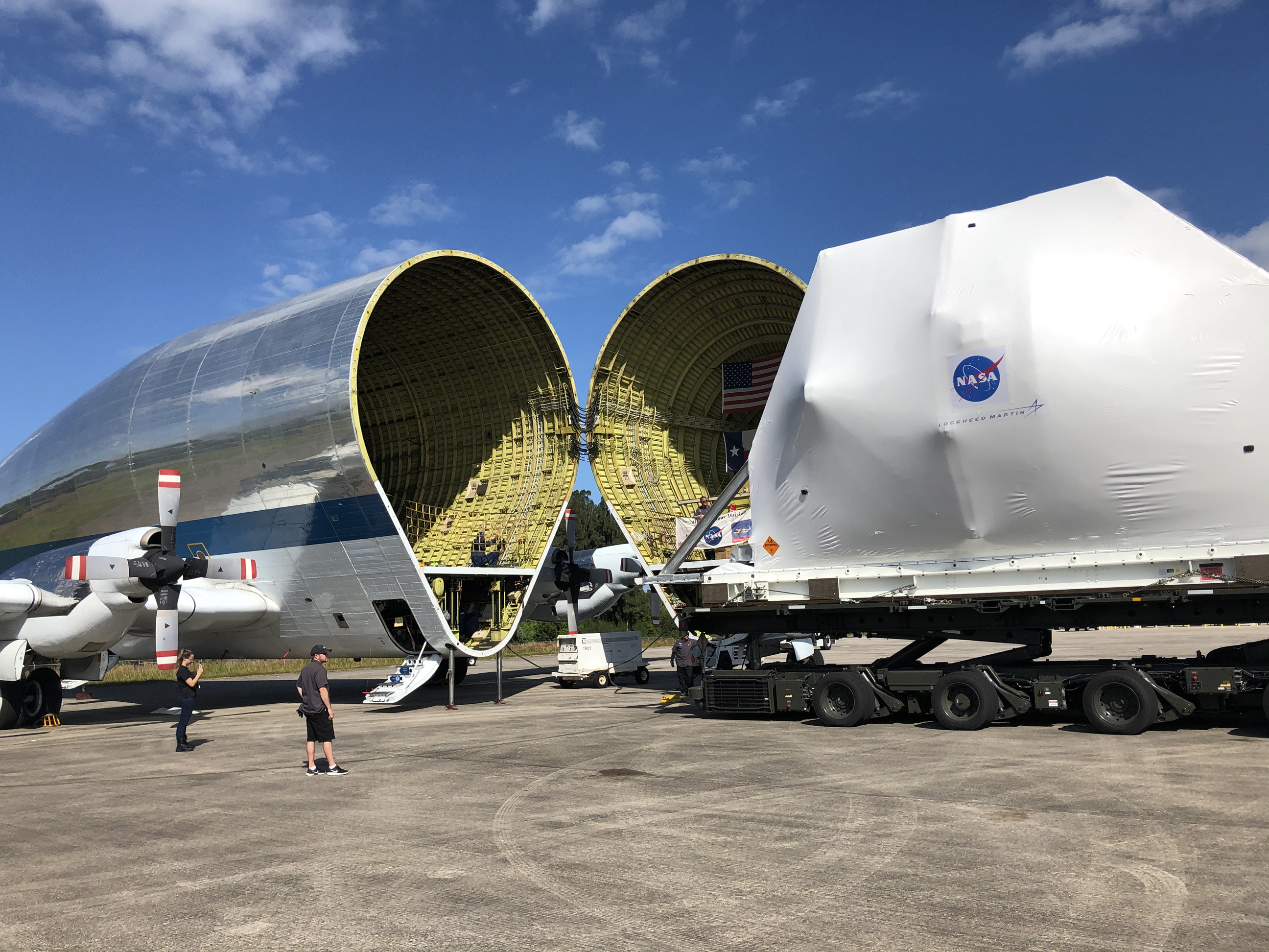 NASA Super Guppy Loading at KSC